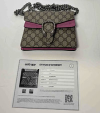 Gucci Dionysus Mini 421970 204991 Canvas Shoulder Crossbag 8" L / 1.5" W / 6" H