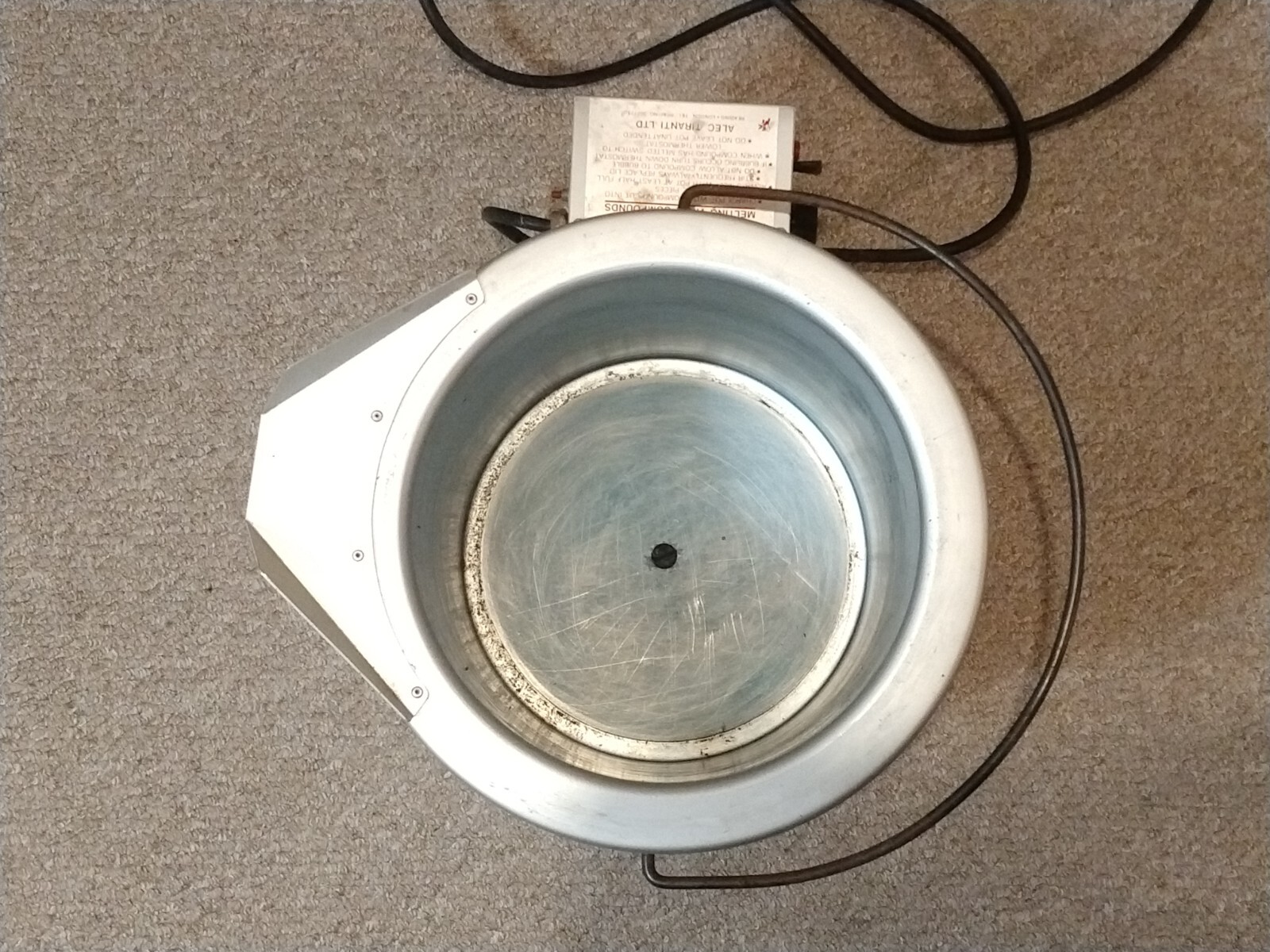 Alec Tiranti Seba Developments Ltd Electric Melting Pot 12 Litre 