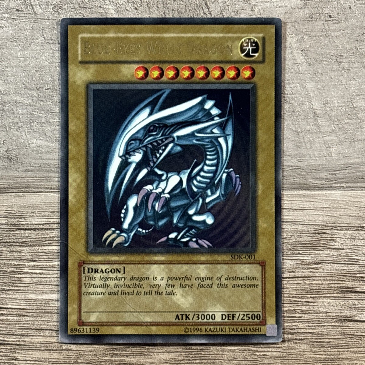 Yugioh! - Blue-Eyes White Dragon - SDK-001 - Ultra Rare - Big