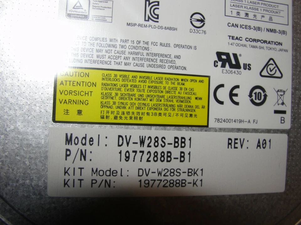 Intel AXXSATADVDRWROM SATA Slim-line Optical DVD +/- Re-writeable Drive - Image 3 of 4