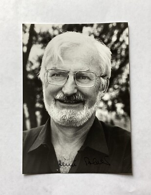Heinrich Rohrer Autographed Photograph, Swiss Nobel Prize Winner (1986)