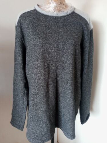 Tommy Bahama Gray Pullover with Red Marlin Logo Sweatshirt Size Large EUC
