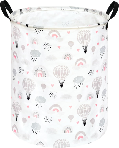 Large Laundry Basket Canvas Storage Bins Baby Nursery Hamper for Boys and Girls - Picture 7 of 20