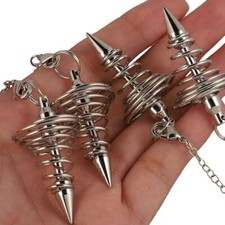 Divinatoire Pendule Spirale Radiesthesie Metal Divination Voyance Esoterisme 