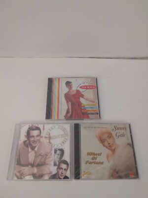 3 CDS:Wheel of Fortune by Sunny Gale/Perry Como Greatest Hits/See Description 
