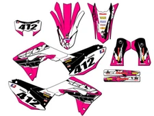 2021-2024 CRF 450 RL 13 FLY Pink Senge Graphics Kit Compatible with Honda