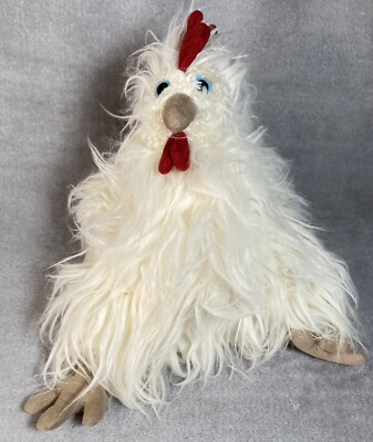 JellyCat w/ Tag London Chicken I Am Matilda White Hen Plush Stuffed Toy Small