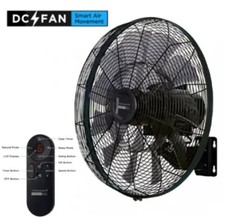 Image of 18” WALL FAN 6 Speed Remote Wall Fan Tornado Home Gym Office Silent Fan Dc Fan