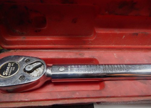 SNAP-ON QJR3200B 1/2 IN TORQUE WRENCH CLICK TYPE 30-200 FT LBS W/CASE MADE IN US - Picture 3 of 6