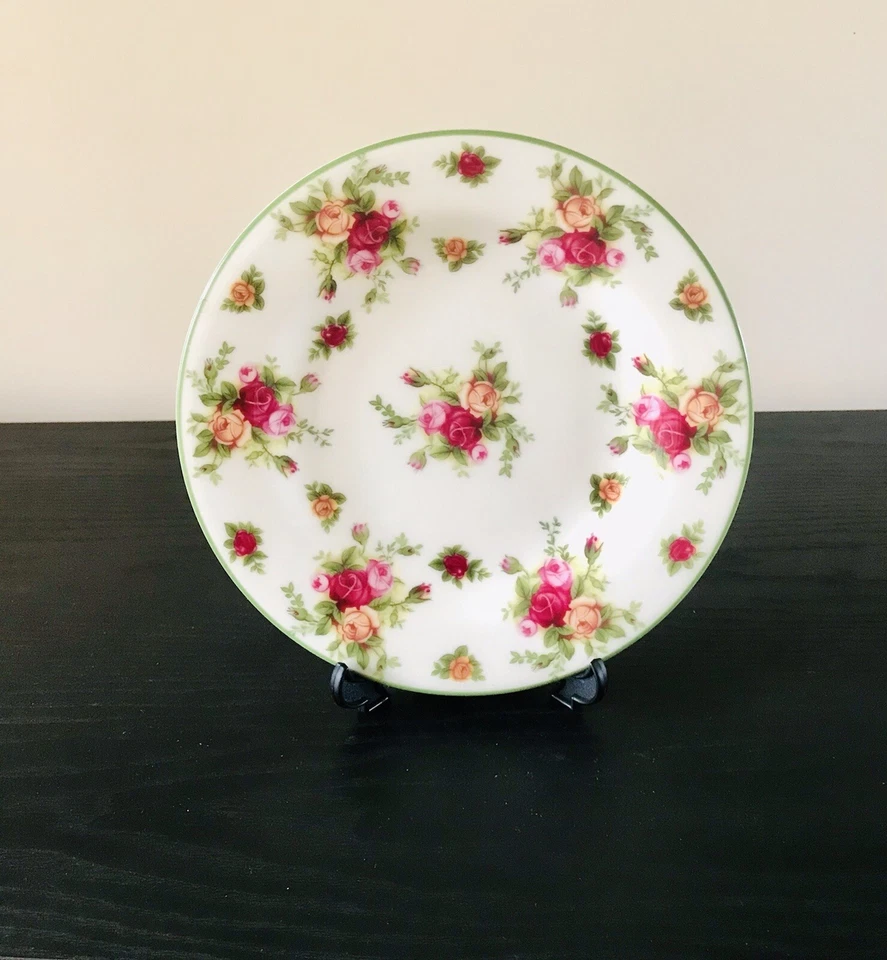 Royal Albert Old County Roses Casual Classics Bone China Plate Unused 6 In Stock - image 3 of 4