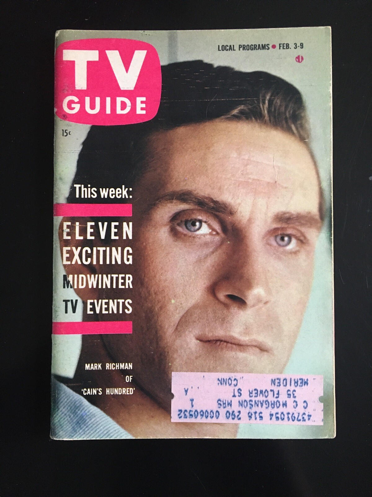 1962 TV Guide Mark Richmond Cover Andy Griffith Show Don Knotts Sanka