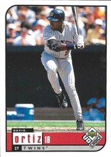 1999 Upper Deck Choice #106 David Ortiz card, Boston Red Sox HOF