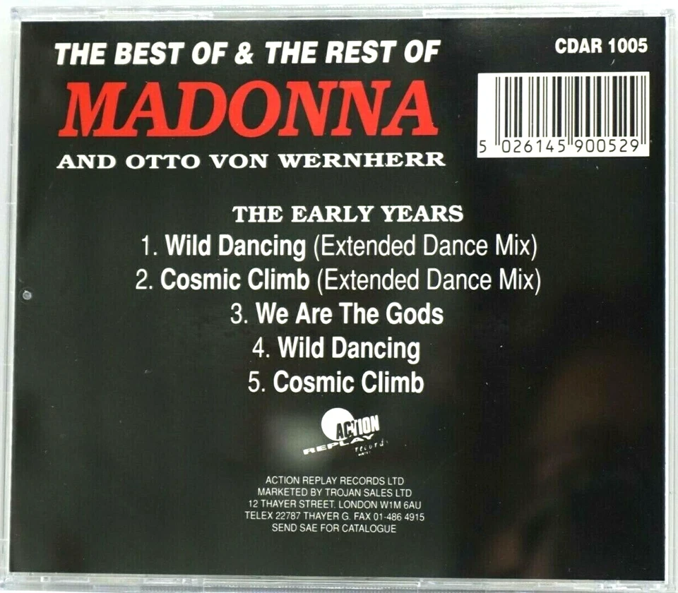 Madonna :  The Best Of & The Rest Of  CD Album  (A Collection of Rarities) 1989 - Image 2 of 3