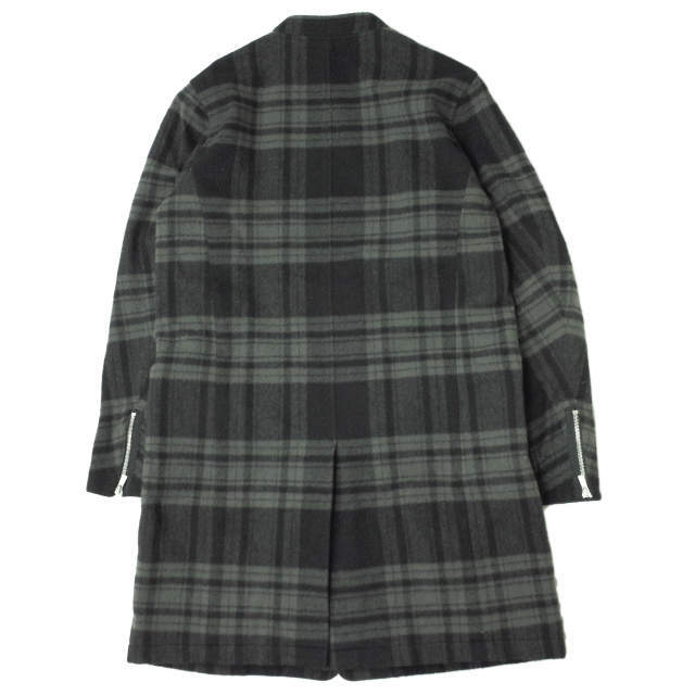nonnative CONTRACTOR COAT W/N PLAID CHECK Wool no color coat 