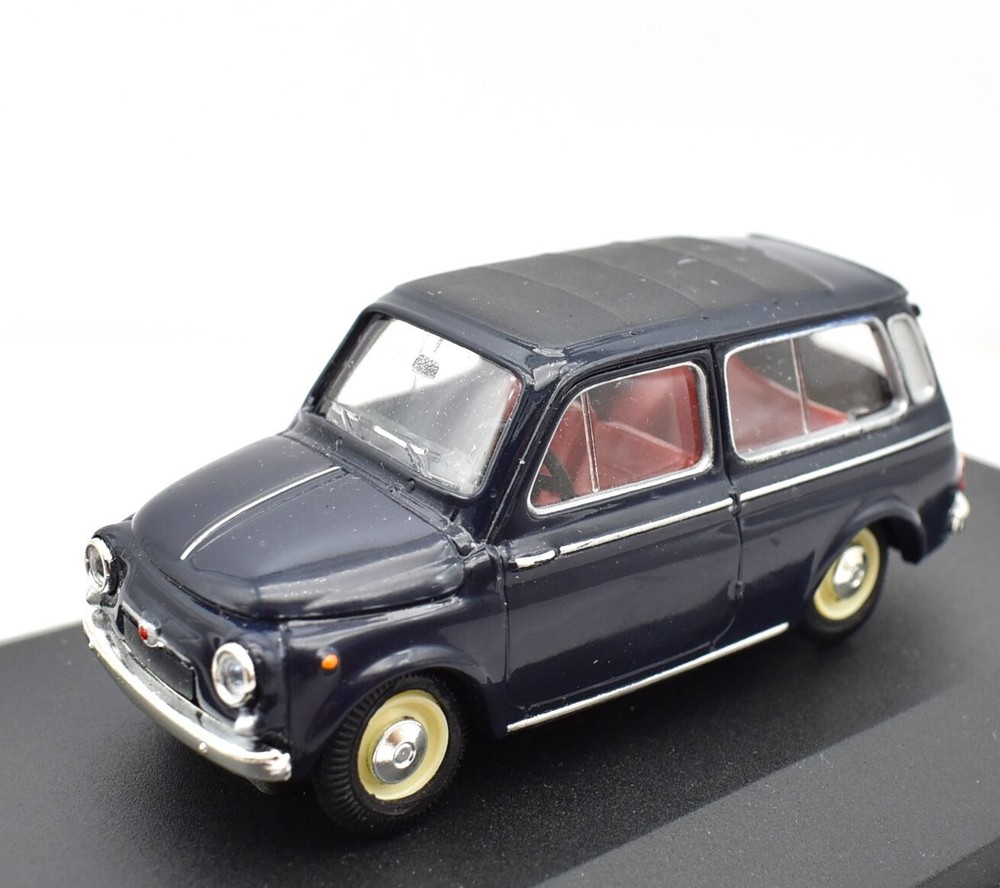 Fiat 500 Giardiniera Blue 1:43 Scale Model Norev Collection