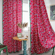 Curtain Living Room Bedroom Curtain Window Drape Treatment Valance Home Decor