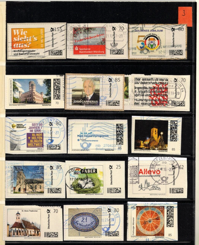 Privatpostmarken Briefmarke individuell, schönes Lot # 3