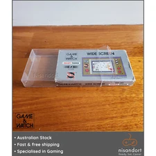 Nintendo Game & Watch Widescreen and New Widescreen Box Protector - Aust seller