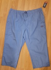 Cherokee Workwear Scrubs Men's Drawstring Cargo Pant Short 4000S Chef 3XL NEW