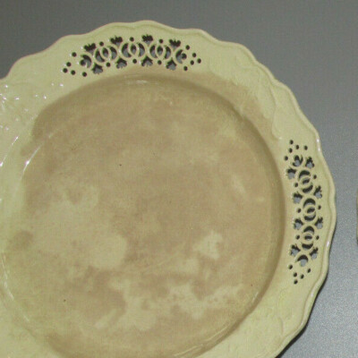 18th Century Leeds Pottery Openwork Creamware Staffordshire Plate