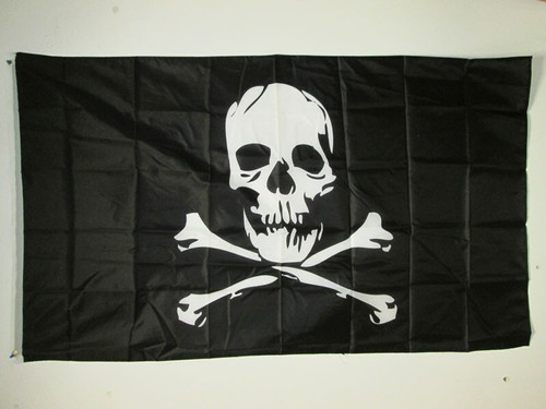 AZ FLAG Piratenflagge – Totenkopf Motiv, 45x30 Cm, Mit Kordel, Für Innen & Außen