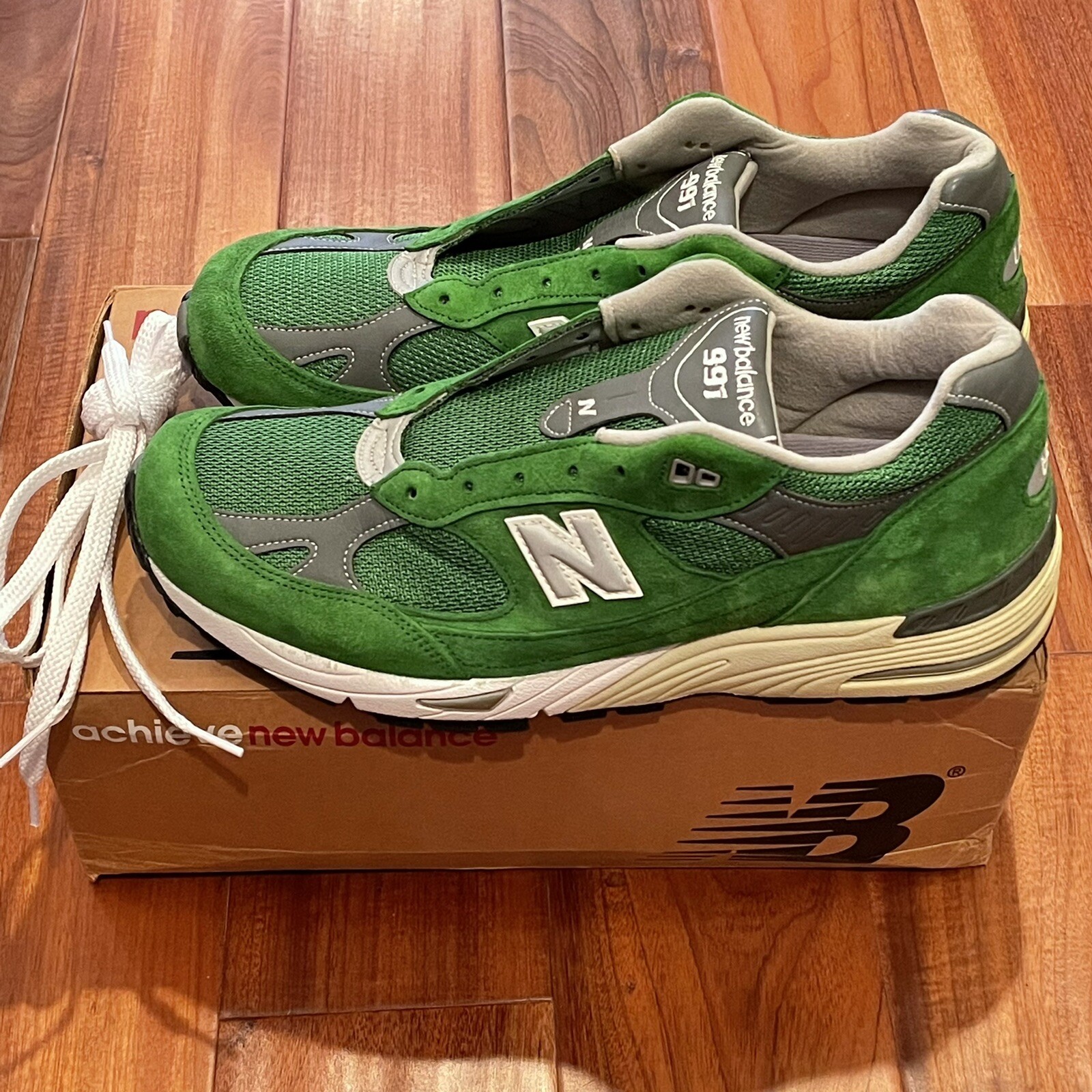 New Balance 991 Green Suede Made in USA M991GN Brand New RARE Size 11.5 US New Balance 991 Green Suede Made in USA M991GN Brand New RARE Size 11.5 US