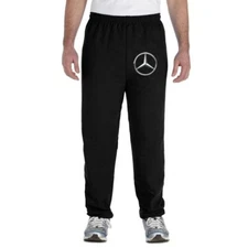 Mercedes Benz Motor AMG Design Logo Print Adult Unisex Closed Bottom Sweatpants