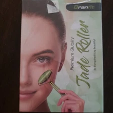 Branfit Jade Roller & Gua Sha Scraping Tool Set Facial (New in Sealed Box)