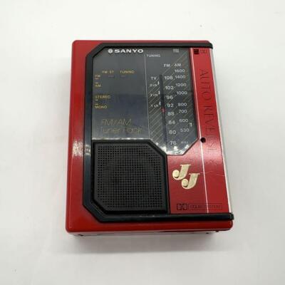 レア SANYO サンヨー MR-JJ2 ポータブルカセットプレイヤー 【公式通販】