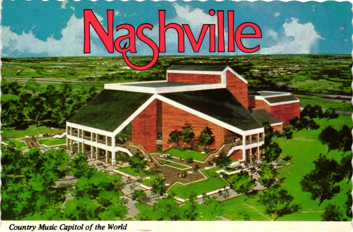 Country Music Capitol Of The World Nashville Tennessee Postcard