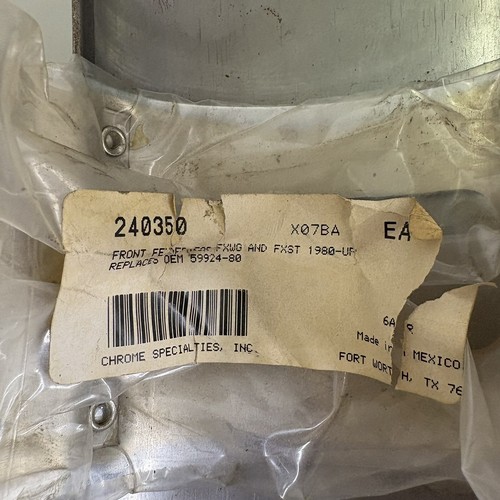 Chrome Specialties Rusted Front Fender 1980-Up Harley Davidson FXWG FXST 23” - Foto 8 di 10