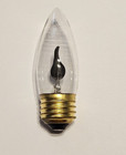 FLICKER FLAME CLEAR LIGHT BULB 3 WATT E26 STANDARD BASE NEW 22105J
