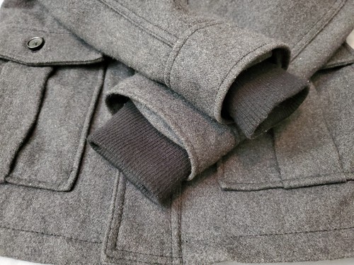 Merona Mens Heavy Wool Coat, Small - Picture 6 of 14