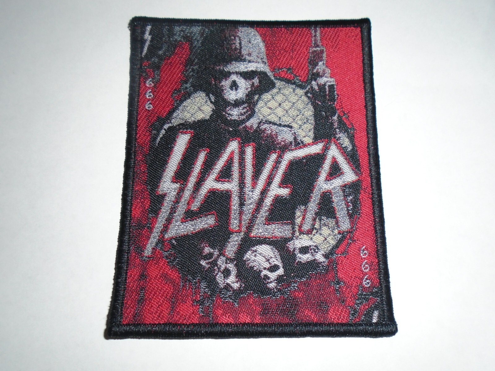 SLAYER SOLDIER 666 WOVEN PATCH | eBay