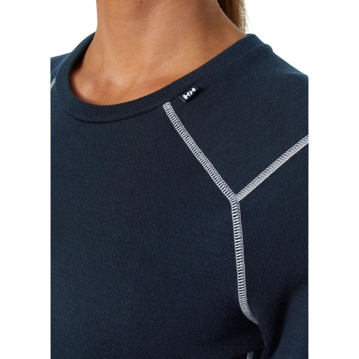 ヘリーハンセン Helly Hansen Lifa Merino ミッドweight Crew レディース シャツ トップス Navy 1 Helly Hansen Lifa Merino Midweight Crew Women's Shirt, Navy