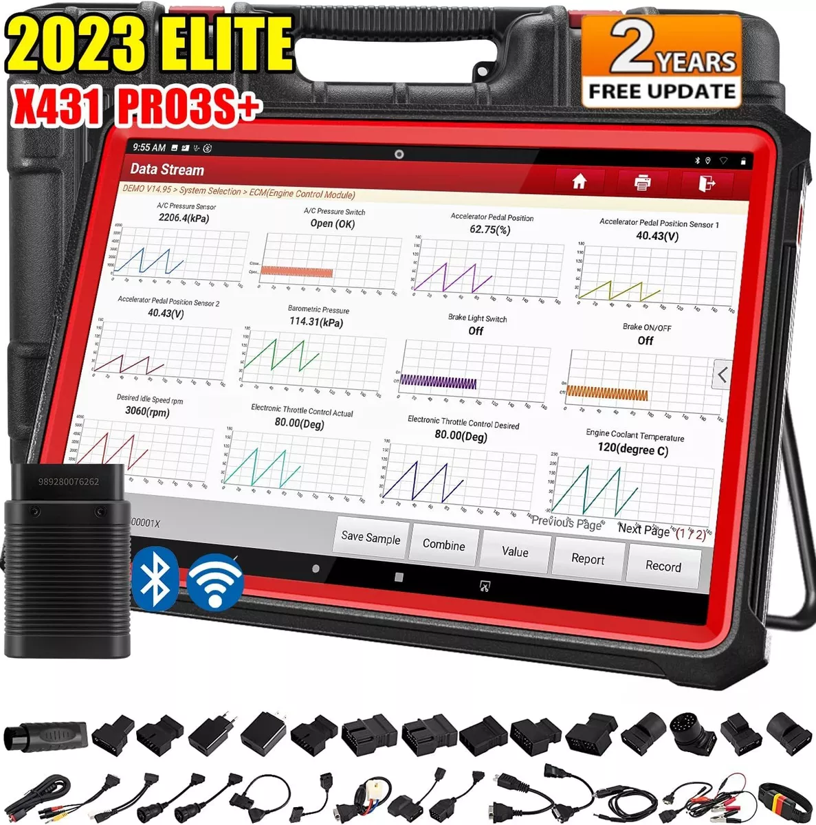  2023 LAUNCH X431 Elite OBD2 Scanner for Honda Acura, Full  System Bi-Directional Diagnostic Scan Tool, Full Reset Car Code Reader,  AUTO VIN, Battery Registration, Key Programming, Lifetime Free Update :  Automotive