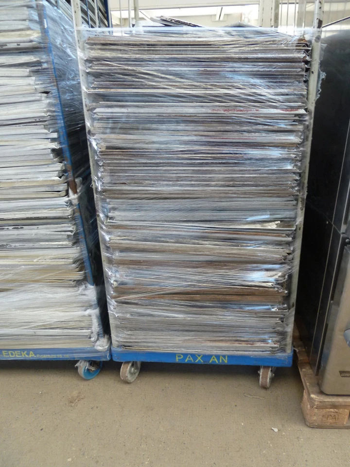 Backblech 10x gebraucht Bäckerei Brötchen 60x40cm f Wiesheu Miwe Unox gebraucht - Bild 4 von 4