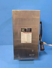 SQUARE D H362DS 60A 600V TYPE 3R STAINLESS STEEL HEAVY DUTY SAFETY SWITCH