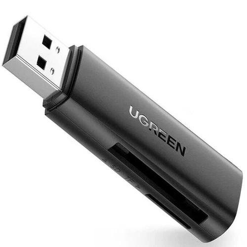 Tragbares Kartenlesegerät TF / SD - USB 3.0 5Gb/s Ugreen Kartenleser Schwarz