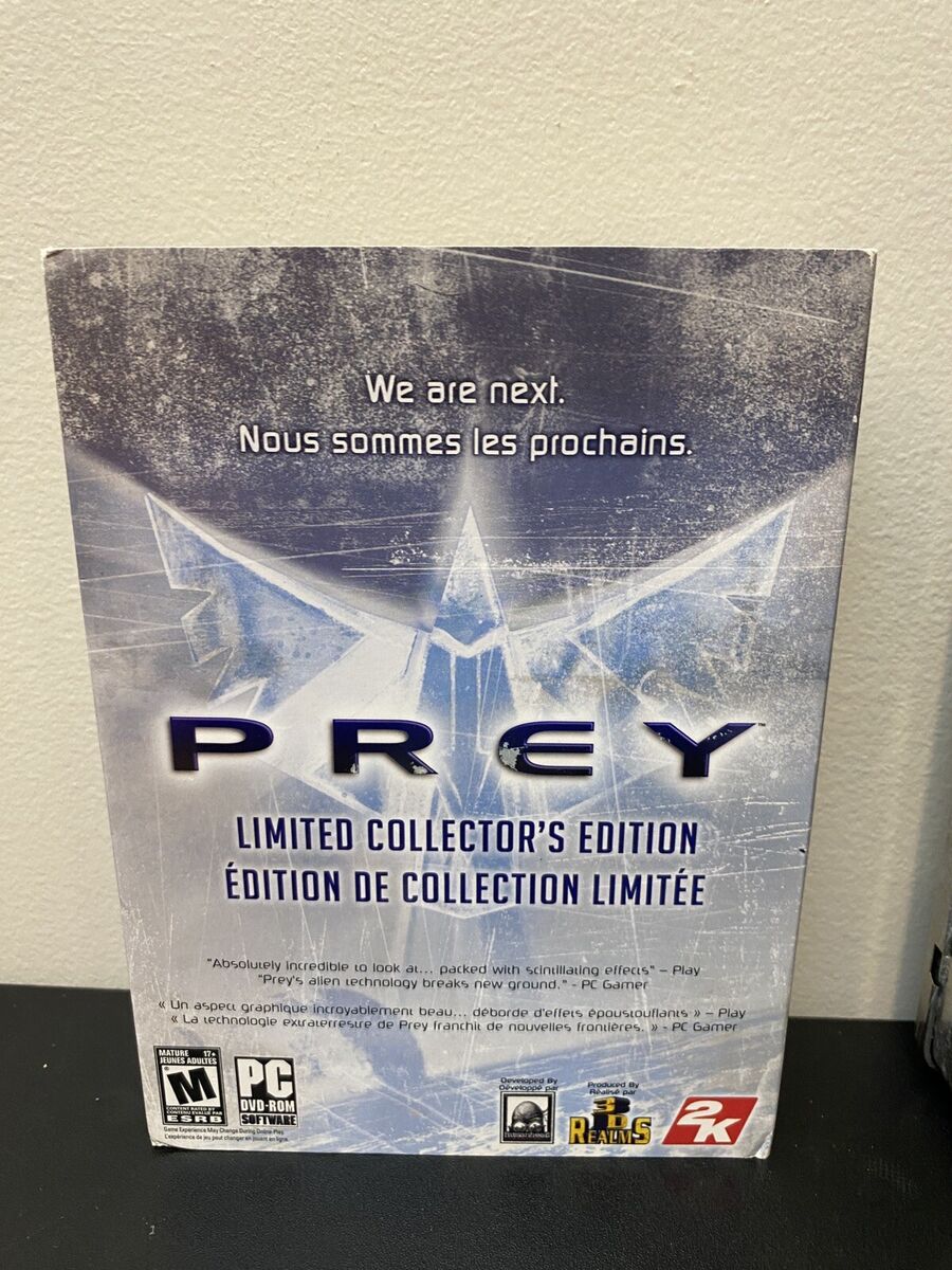 Prey: Limited Collector's Edition (PC, 2006) Complete French Prey: Limited Collector's Edition (PC, 2006) Complete French