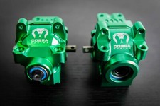 CR Green Complete Differential Set F R for Traxxas 4x4 Slash, Rustler and more