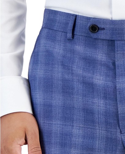 Lauren Ralph Lauren Mens Edgewood Classic Fit Stretch Suit Pants Blue 38/32 - Picture 4 of 4
