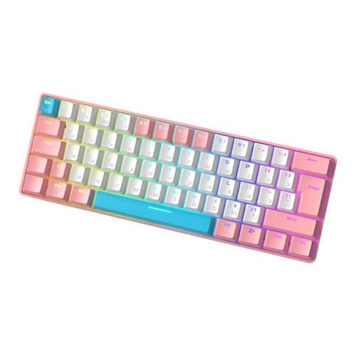 T60 Russian Mechanical Gaming Keyboard Type-C Wired Russian Keyboard Luminous - Picture 9 of 16