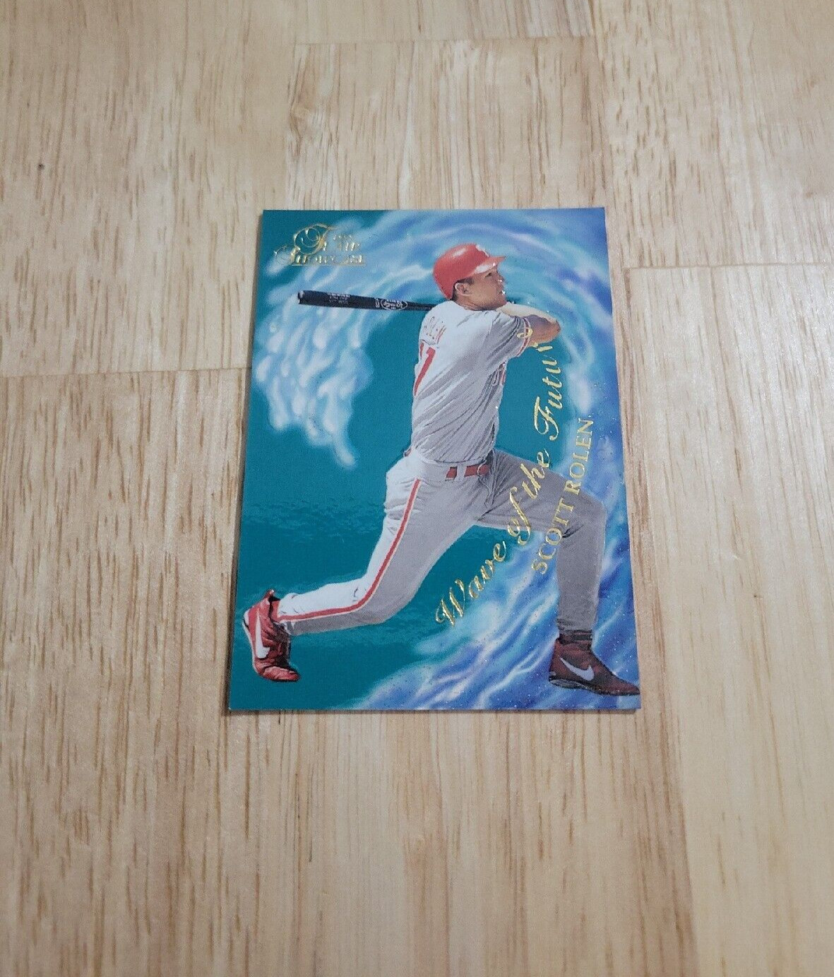 1997 Flair Showcase SCOTT ROLEN Wave of the Future #19 Philadelphia Phillies