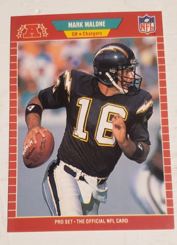 1989 Pro Set Card #362 Mark Malone QB San Diego Chargers   ***40% OFF 2+ Cards