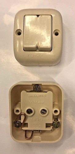 INTERRUTTORE VIMAR LIDO UNIPOLARE O BIPOLARE 543PL 5442PL O PER ESTERNO LOTTO - Imagen 2 de 4