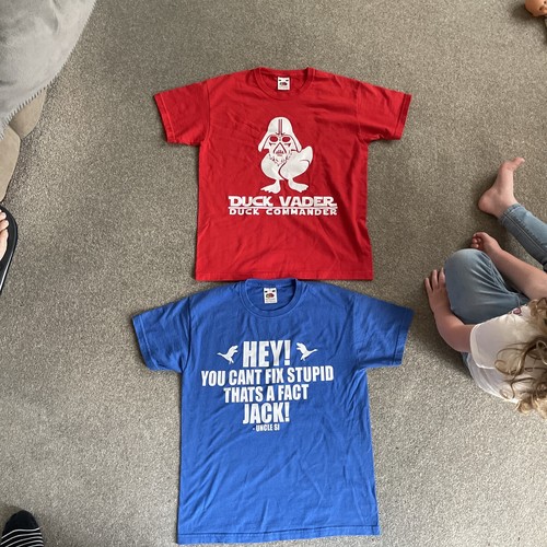 Boys Age 9-11 Fruit Of The Loom Duck Dynasty T-shirts - 第 1/4 張圖片