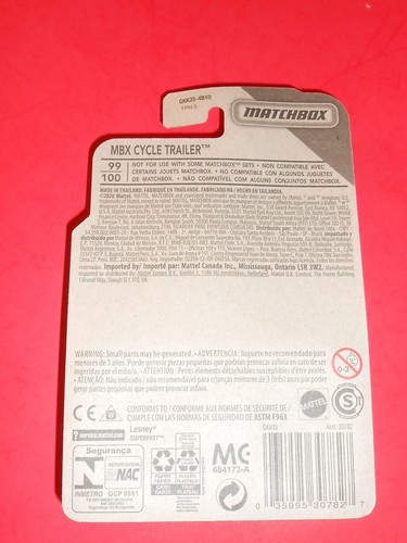 MATCHBOX MBX FAHRRADANHÄNGER 99/100 MBX LAND VERSANDKOSTENFREI - Bild 4 von 4