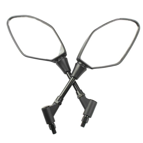 1pair Motorcycle Rearview Mirror Fits For FZ07 MT-07 2014-2017 2015 2016 Black - Picture 6 of 12