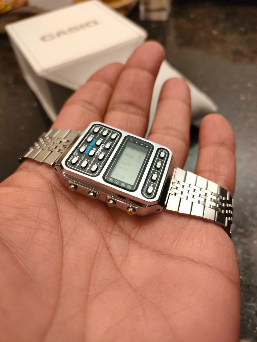 【希少】CASIO CD-401 データバンク ヴィンテージ計算機付腕時計 Vintage Casio Data Bank Calculator Watch CD-401 | eBay